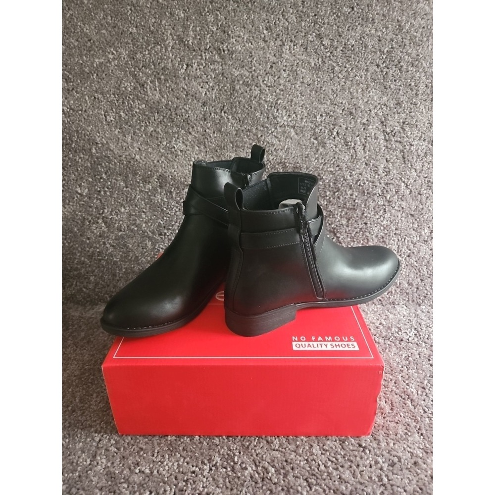 Womens Jeossy Black Ankle Boots 8.5 NIB